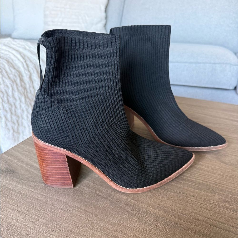 Steve Madden Knit Ankle Boots